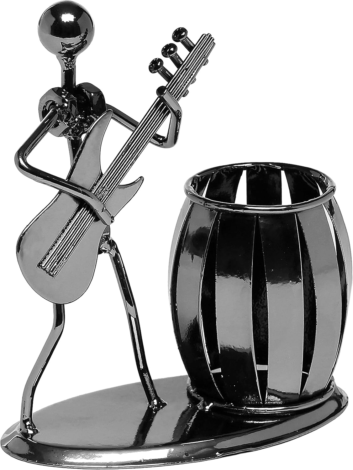 91rxXFWn2eL._AC_SL1500_.jpg Pen Holder For Desk,Office Decor Desk Accessories For Men Music Decor Guitar Accessories Gifts For Men Guitar Players Boss Male - Image 1